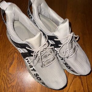 JustSo Gray Athletic Sneakers